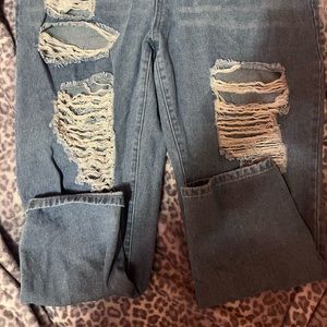 Shein ripped jeans worn TWICE